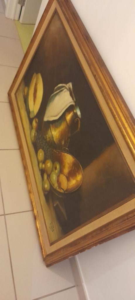 Groot gesigneerd Vlaams olieverfschilderij, Ophalen