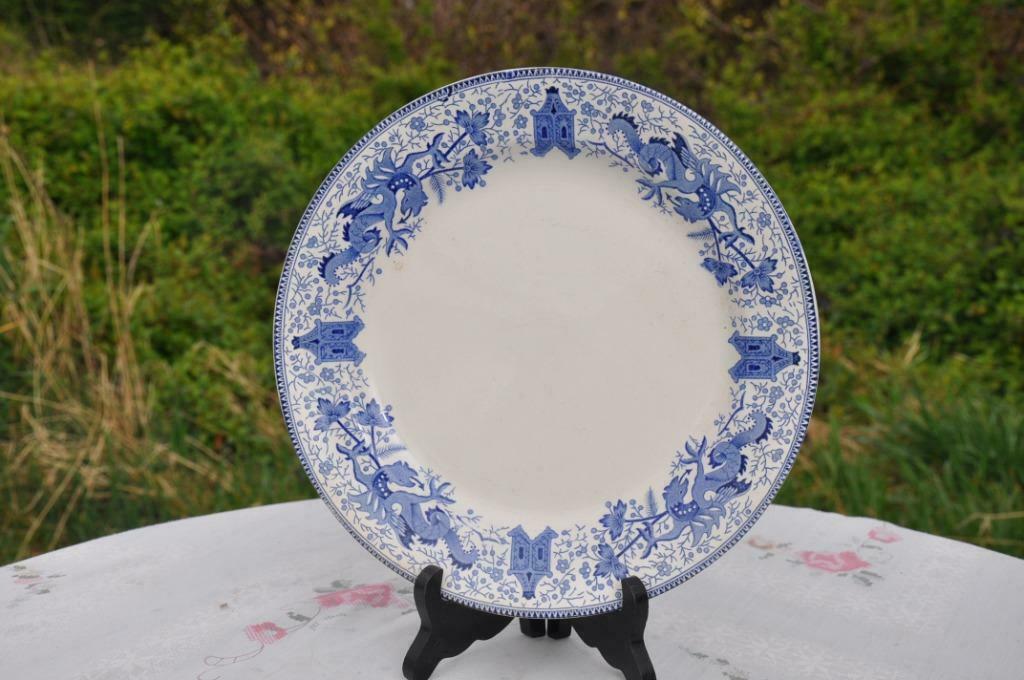 §  plat faience boch decor dragon, Enlèvement ou Envoi