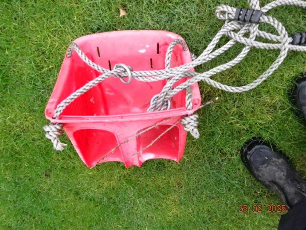 chaise pour balancoire, Ophalen
