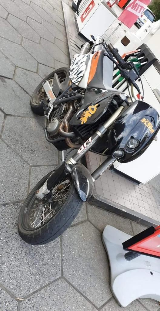Ktm Duke met 660 SMC blok, Motoren, 660 cc, Particulier, 1 cilinder, SuperMoto