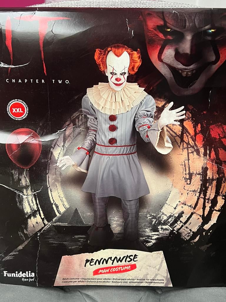 Costume clown ça adulte grande taille XXL, Enlèvement ou Envoi, Neuf, 170 ou plus grand, Garçon ou Fille