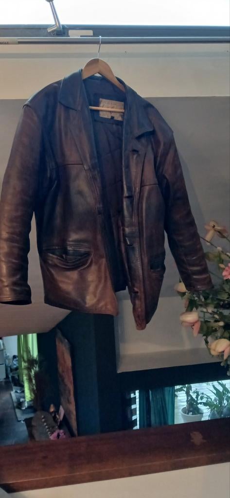Veste en cuir vintage, Motos, Enlèvement