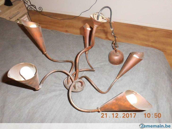 lustre  massive, Maison & Meubles, Lampes | Lustres, Enlèvement ou Envoi, Utilisé