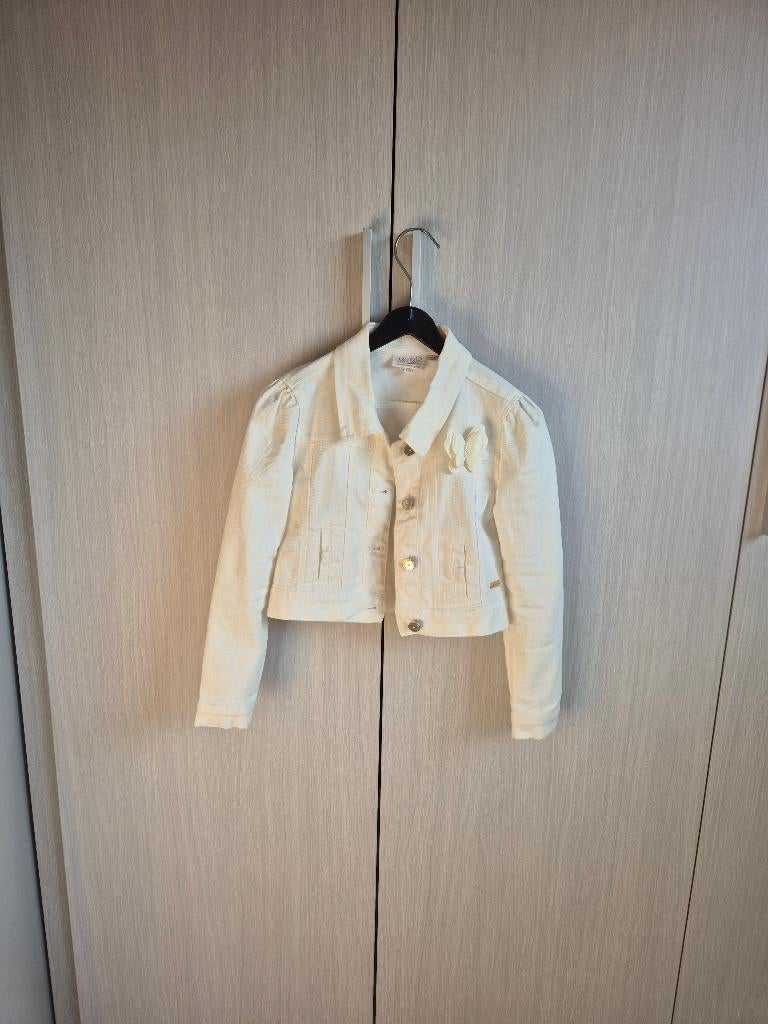 Wit jasje Le Chic mt 128, Ophalen, Meisje, Le Chic, Zo goed als nieuw