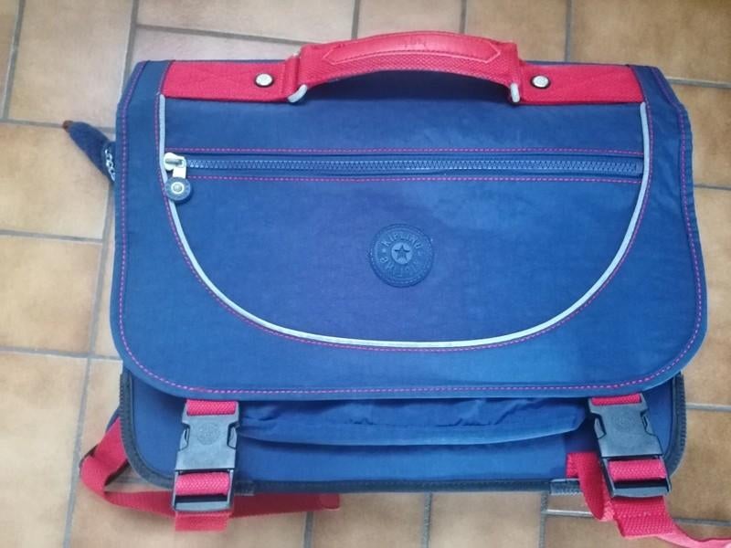schooltas kipling preppy, Handtassen en Accessoires, Tassen | Schooltassen, Ophalen, Gebruikt, Blauw, Aktetas of Boekentas
