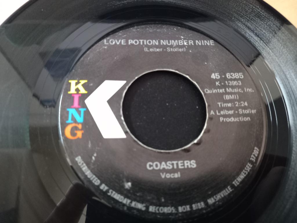 Coasters – Love Potion Number Nine " Popcorn - Soul " '  7, Cd's en Dvd's, Vinyl Singles, Gebruikt, R&B en Soul, Verzenden