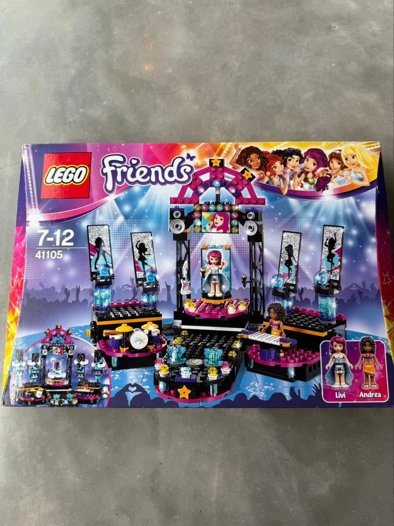 Lego Friends Popster Podium 41105, Kinderen en Baby's, Speelgoed | Duplo en Lego, Ophalen, Zo goed als nieuw, Lego