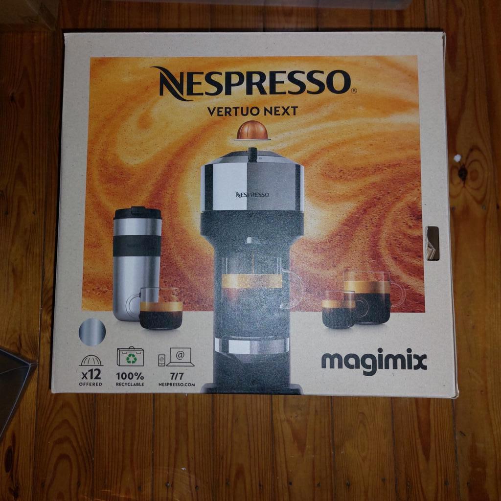 Machine à café Nespresso Vertuo Next C black, Machine à espresso, Réservoir d'eau amovible, Enlèvement ou Envoi, Dosettes et capsules de café