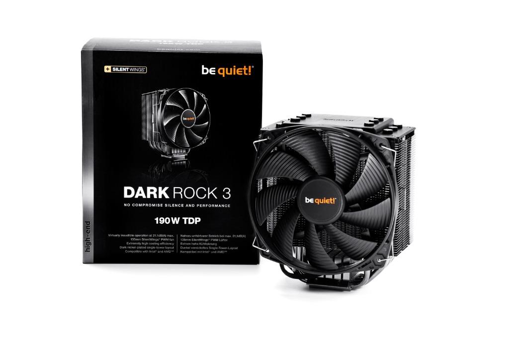 Refroidisseur CPU : Be quiet! Dark Rock 3, Enlèvement ou Envoi, Comme neuf, Refroidisseur ordinateur à air
