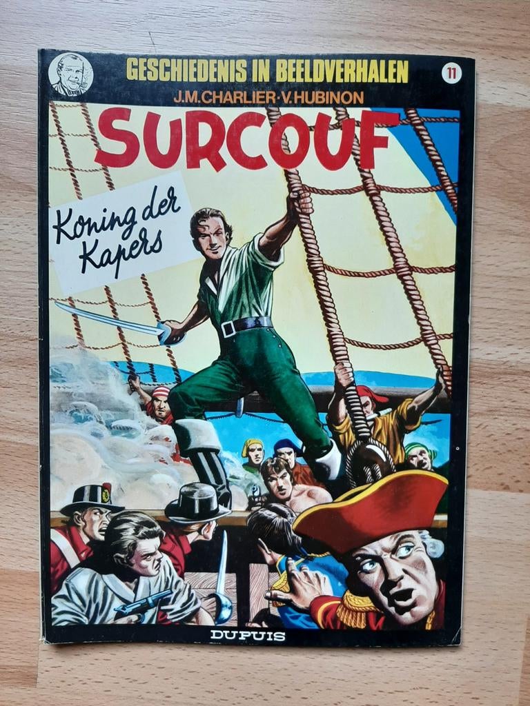 Geschiedenis in beeldverhalen: Surcouf (deel 1, 2 & 3), Livres, BD, Comme neuf, Plusieurs BD, Enlèvement ou Envoi