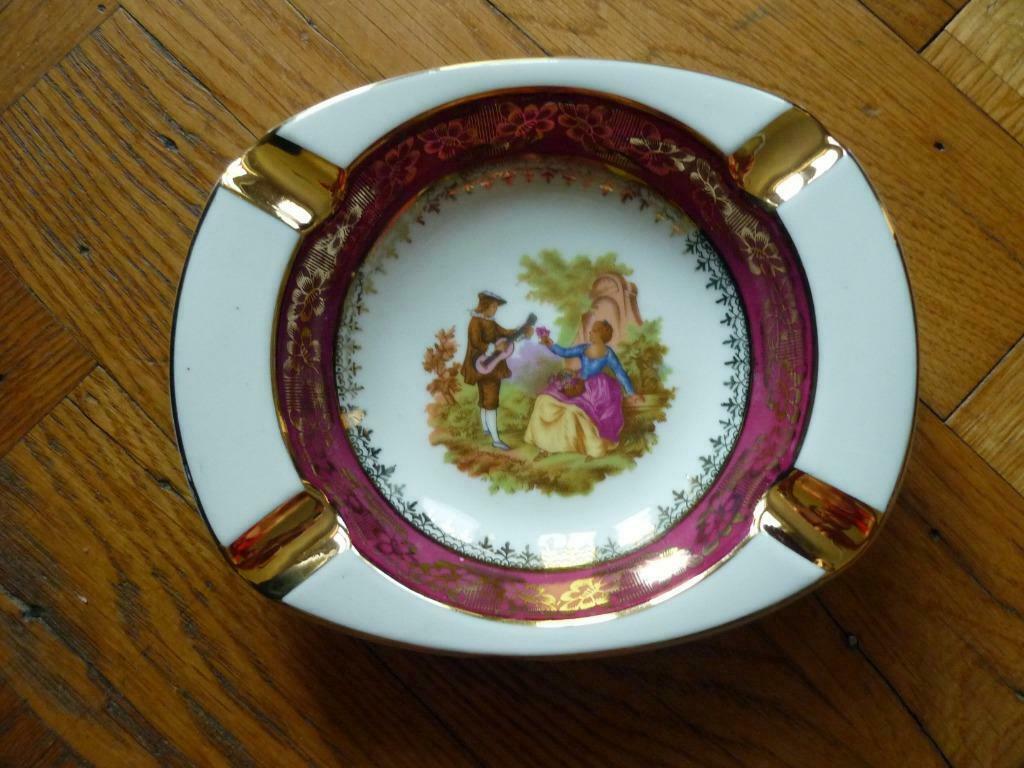 Limoges asbak, Antiek en Kunst, Ophalen of Verzenden