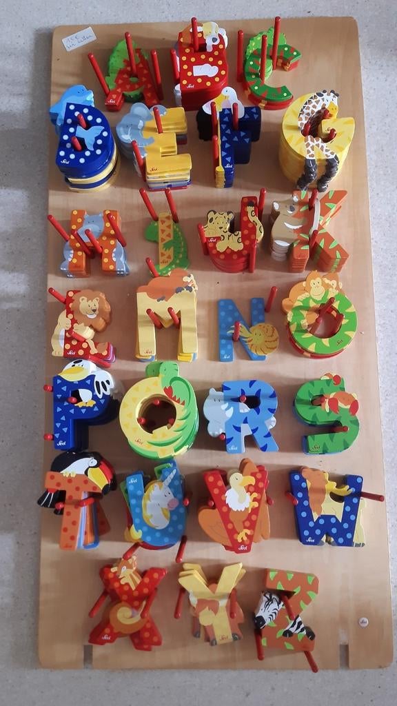 Houten letter Sevi, Ophalen of Verzenden, Zo goed als nieuw