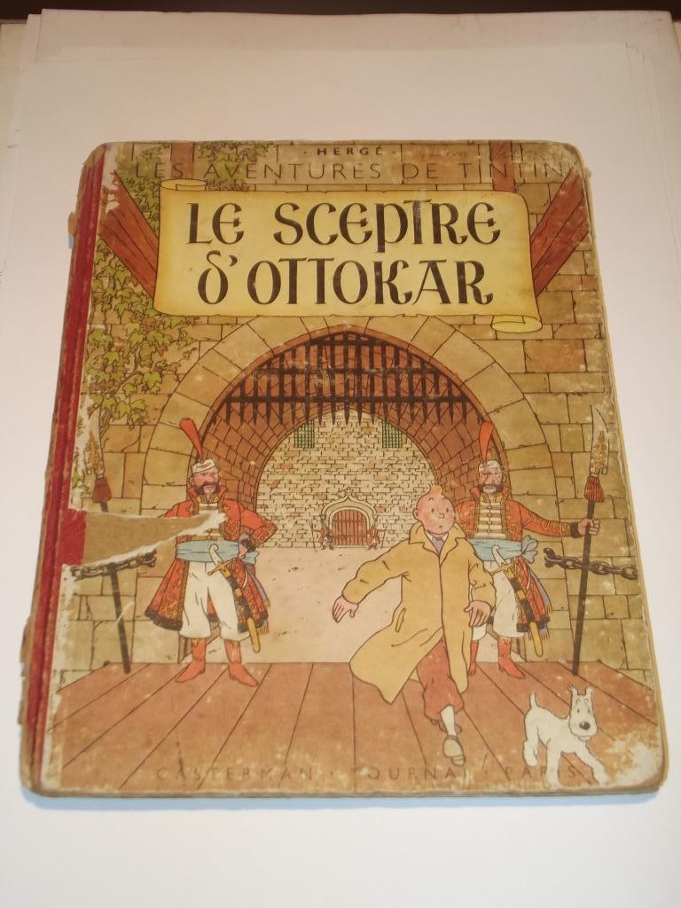 tintin - Le Sceptre d'Ottokar, Livres, BD, Utilisé, Une BD, Enlèvement ou Envoi