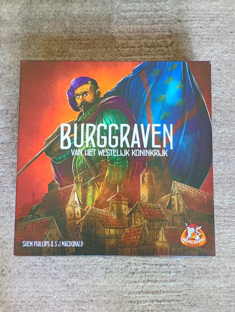 Burggraven van het Westelijk Koninkrijk - bordspel, Een of twee spelers, Ophalen of Verzenden, Zo goed als nieuw, White Goblin Games