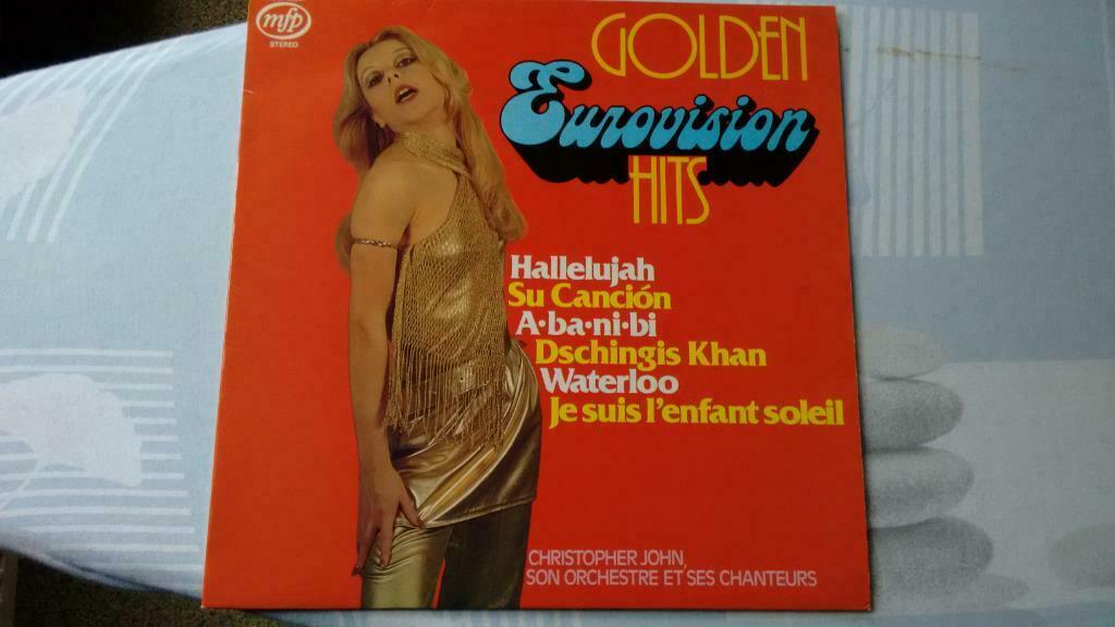 Lp met verschillende Songfestival hits, Enlèvement ou Envoi, Utilisé, 12 pouces, Pop