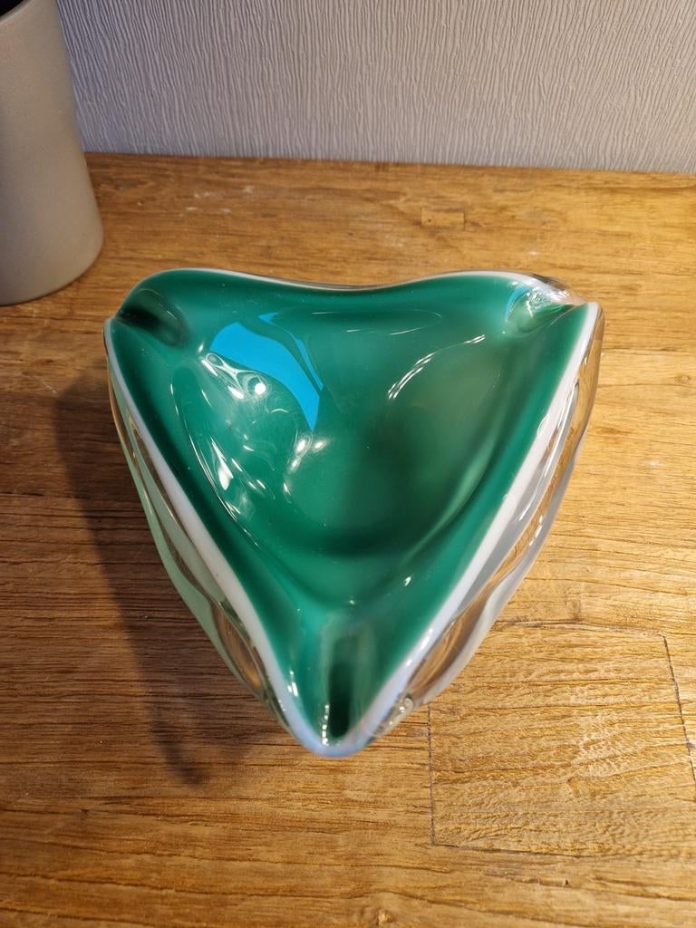 Vintage grote Murano glazen asbak, Ophalen of Verzenden