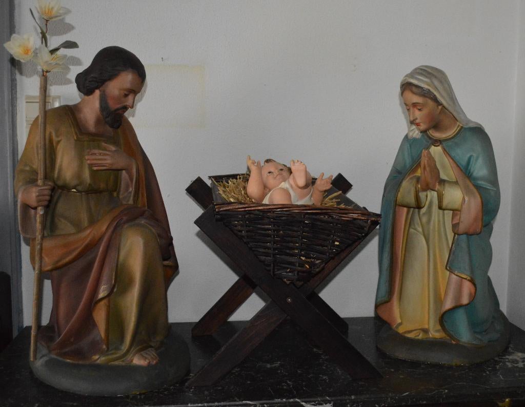 Kerkbeelden kerstfiguren 60 cm, Ophalen