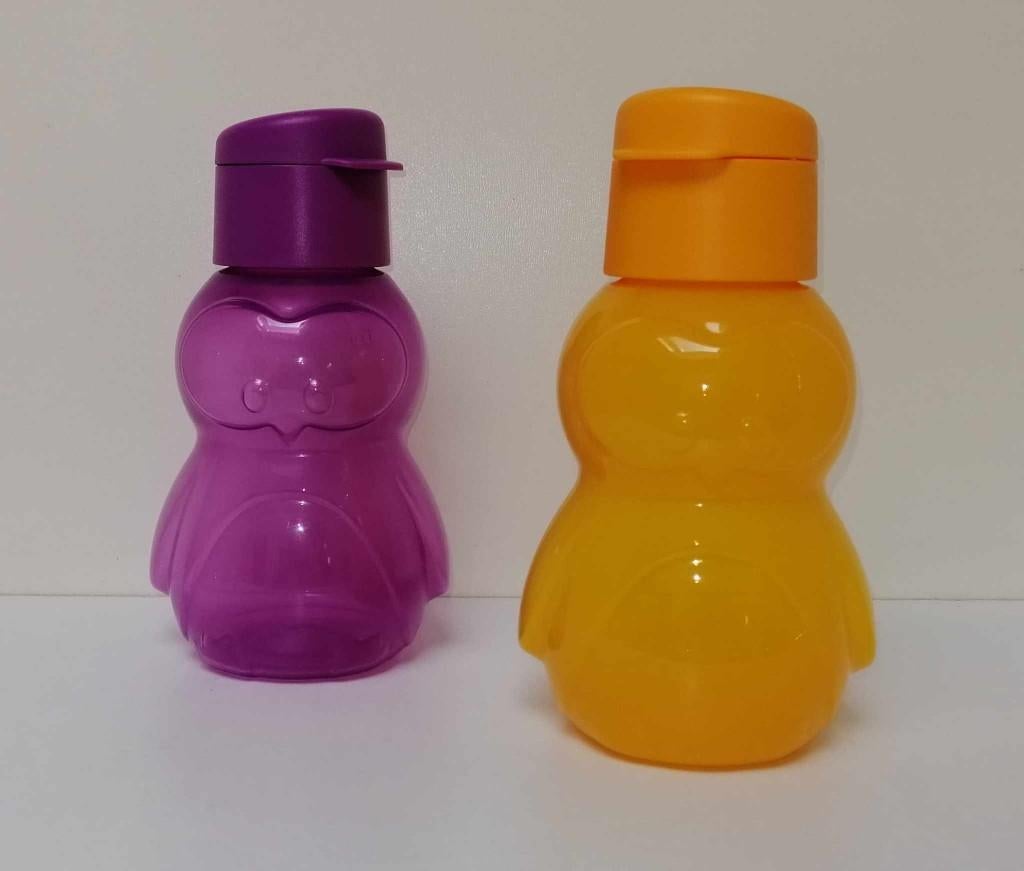 Tupperware™ « Flessen EcoPlus Pinguïn x 2 », Verzenden, Nieuw, Paars, Bak of Kom