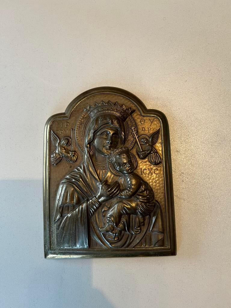 Icoon Maria met kind., Ophalen of Verzenden