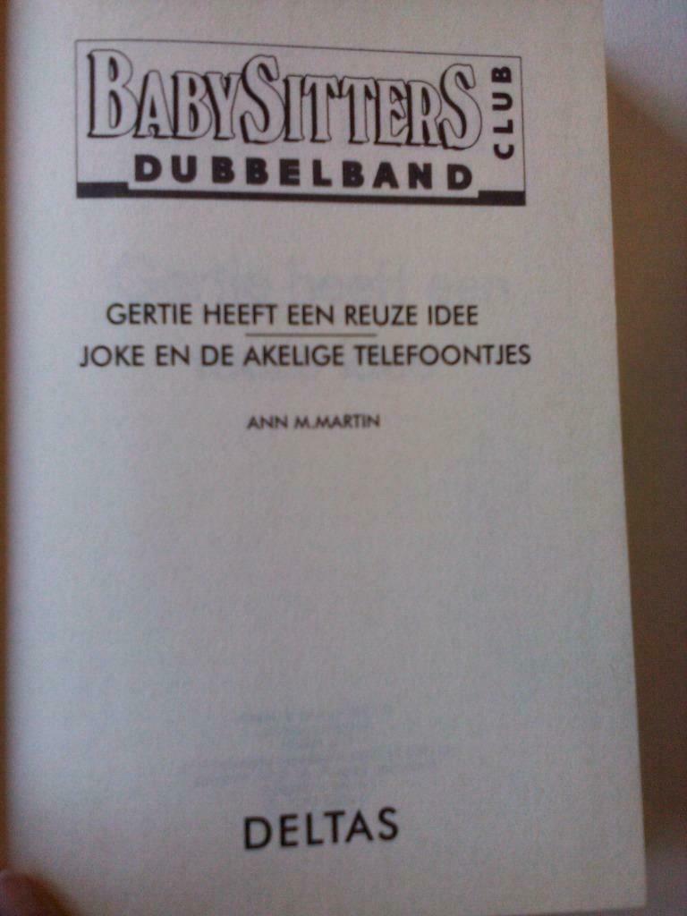 BABYSITTERS CLUB. Jeugdboek., Boeken, Ophalen of Verzenden, Gelezen, Non-fictie