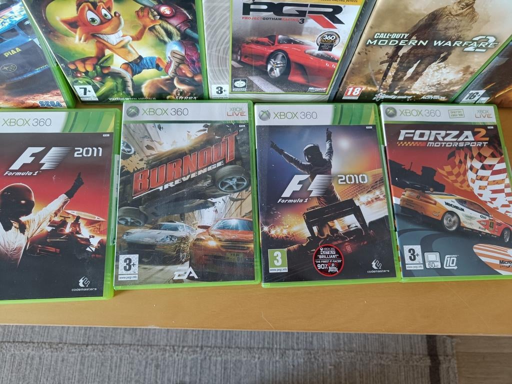 Allerlei spelletjes xbox360, Ophalen