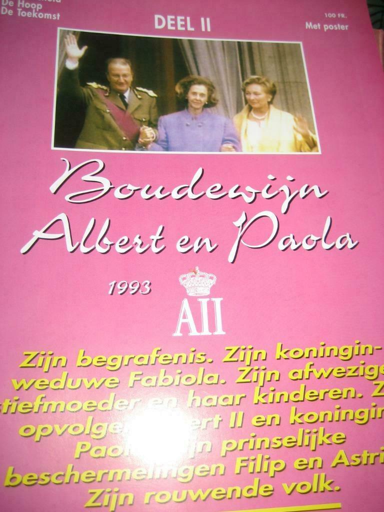 "Boudewijn, Albert en Paola 1993" 96 blz, Verzamelen, Ophalen of Verzenden, Zo goed als nieuw