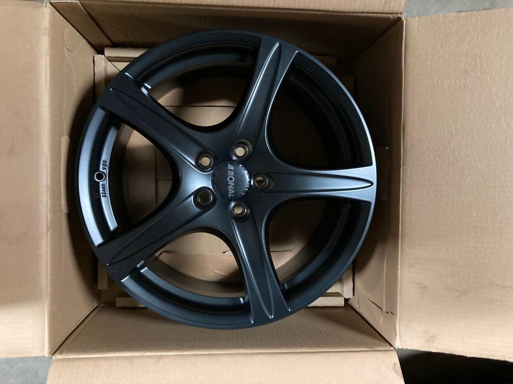 4 jantes aluminium neuves RONAL R56 - 5x112 (18 pouces), Enlèvement