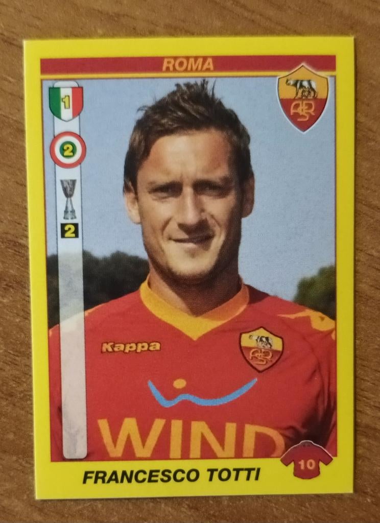 PANINI FRANCESCO TOTTI ROMA 2009-2010, Ophalen of Verzenden