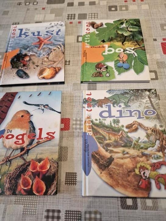 4 boekjes artiscool, Livres, Enlèvement ou Envoi, Utilisé, Nature en général