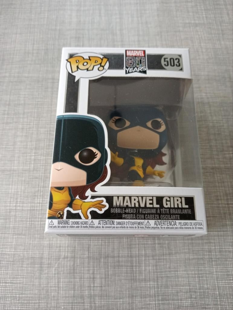Funko pop Marvel #503 Marvel Girl 80 ans Marvel, Enlèvement ou Envoi, Comme neuf