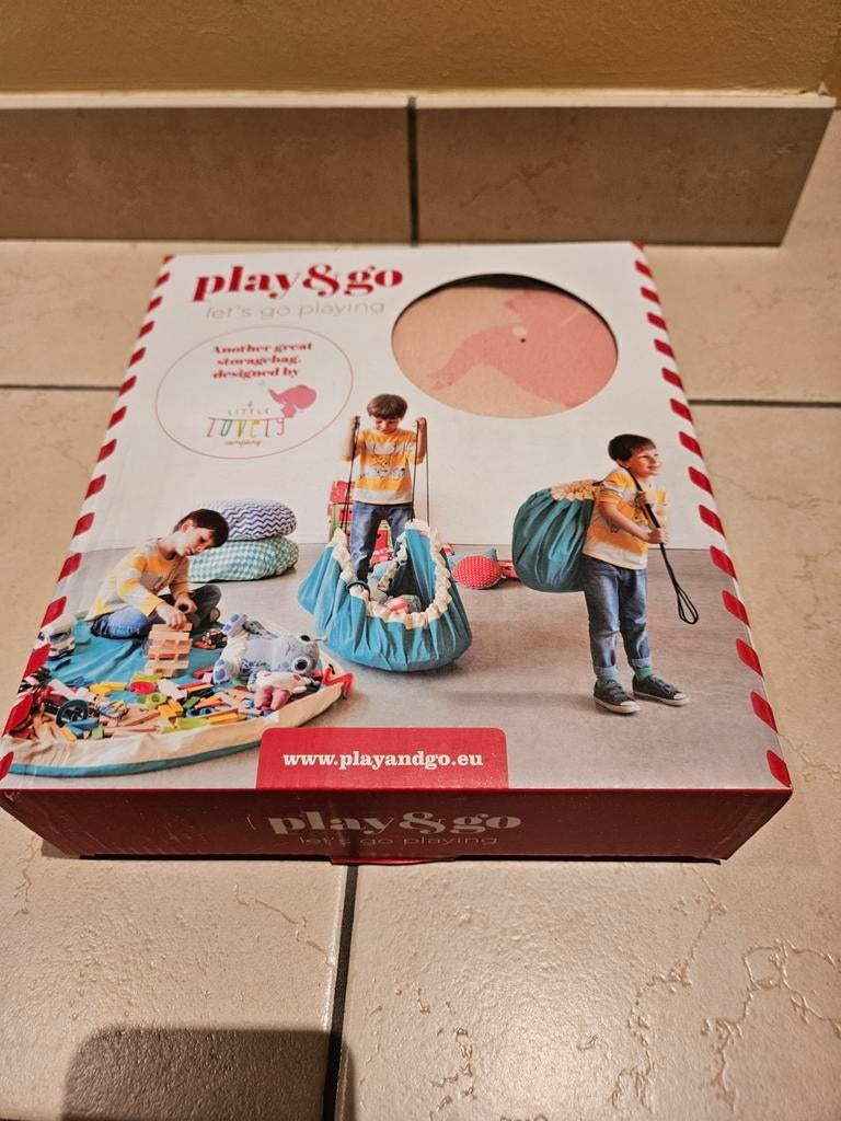 Nieuw! play & go speelkleed opbergzak roze olifant 140 cm, Ophalen of Verzenden, Nieuw