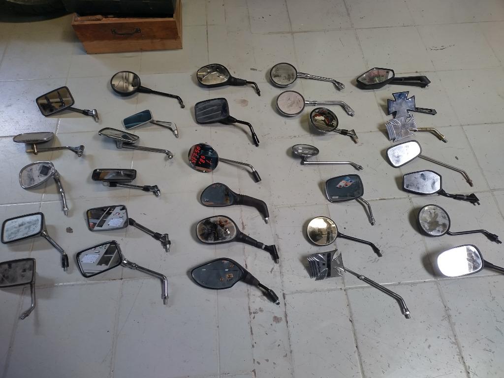 linker spiegels voor chopper / touring moto, Enlèvement ou Envoi, Utilisé