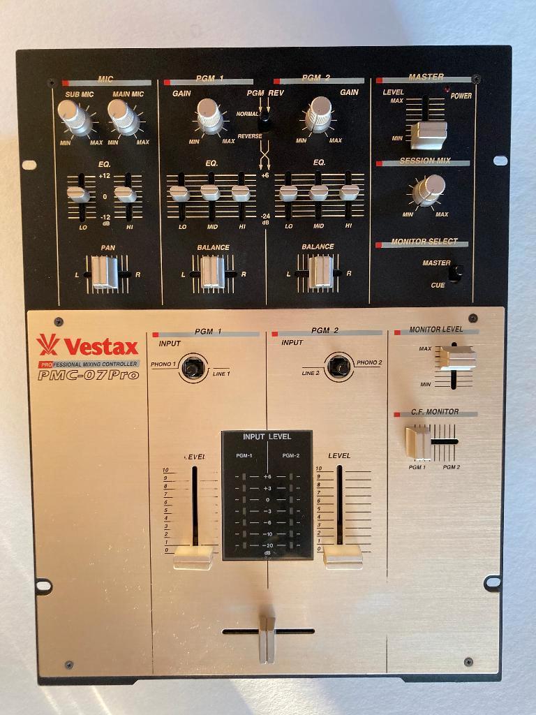 Retro VESTAX PMC-07 PRO Mixer, Ophalen, Gebruikt, Dj-set, Overige merken