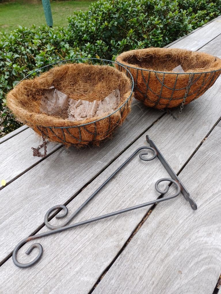 set hanging basket, Tuin en Terras, Ophalen, Gebruikt
