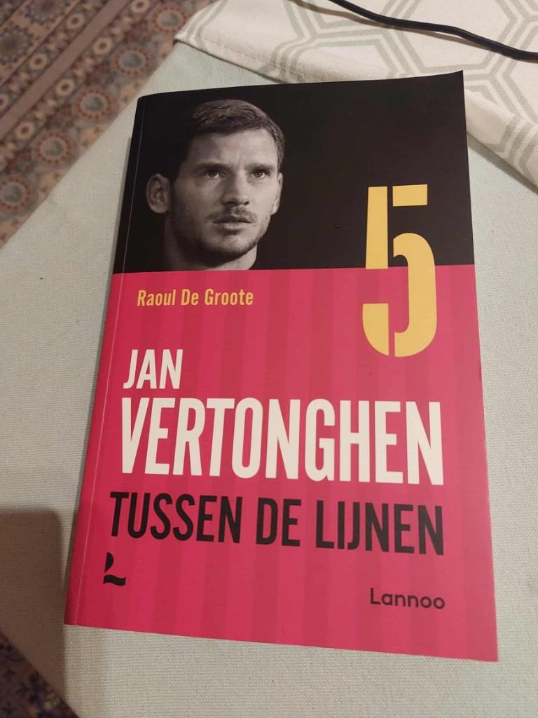 Jan Vertonghen, tussen de lijnen, Verzenden, Zo goed als nieuw, Raoul De Groote, Balsport