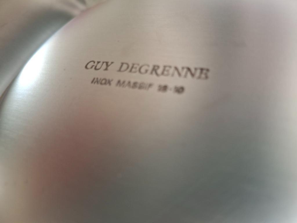 Guy Degrenne 18/10 aperitiefschaal van massief roestvrij sta, Ophalen of Verzenden, Zo goed als nieuw, Overige materialen, Overige typen