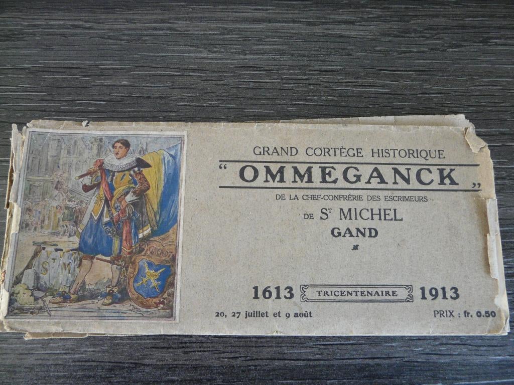 GENT OMMEGANCK 1613-1913, Enlèvement ou Envoi