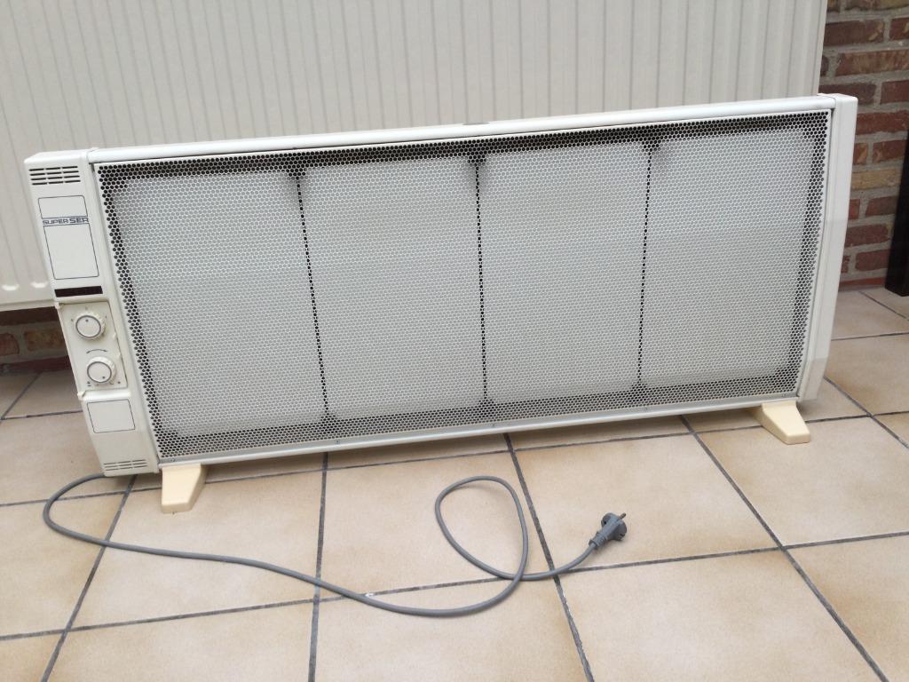Super Ser elektrische convector of stralingsverwarming, Doe-het-zelf en Bouw, Verwarming en Radiatoren, Ophalen, Gebruikt