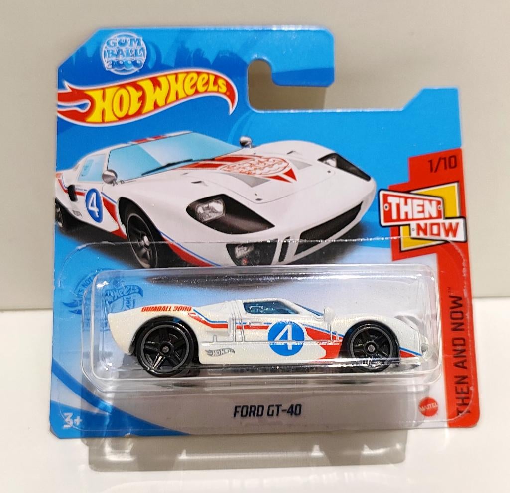 Hot Wheels Ford GT-40 Wit Gumball 3000 (2021), Ophalen of Verzenden