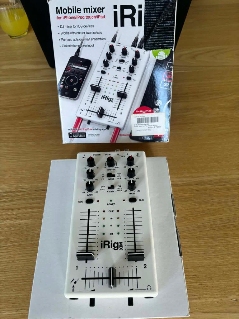 IK Multimedia iRig, Musique & Instruments, Enlèvement ou Envoi, Comme neuf, DJ-Set, Autres marques