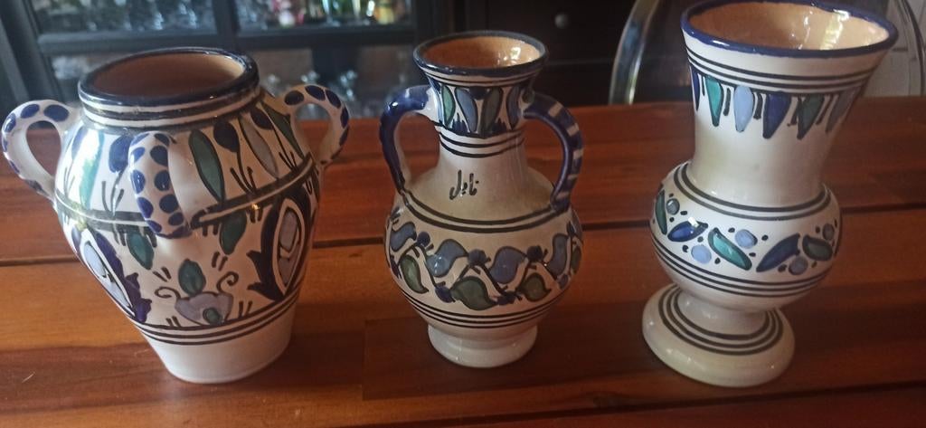 3 vases poterie tunisienne, Enlèvement ou Envoi