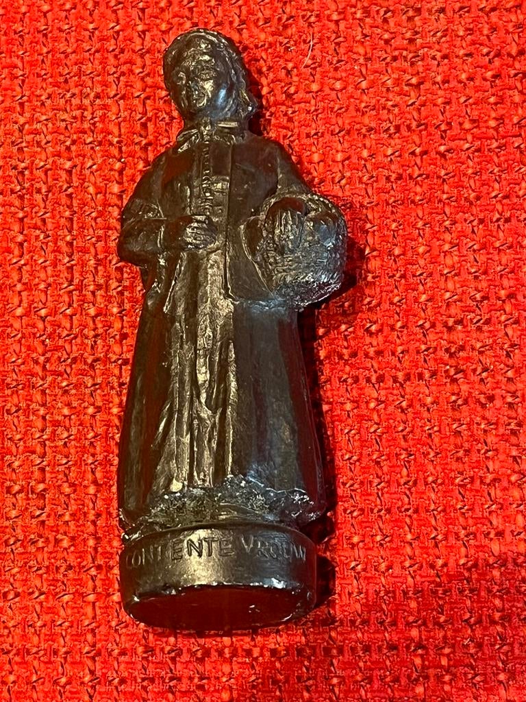 Antiek gips beeld - De Contente Vrouw, Ophalen