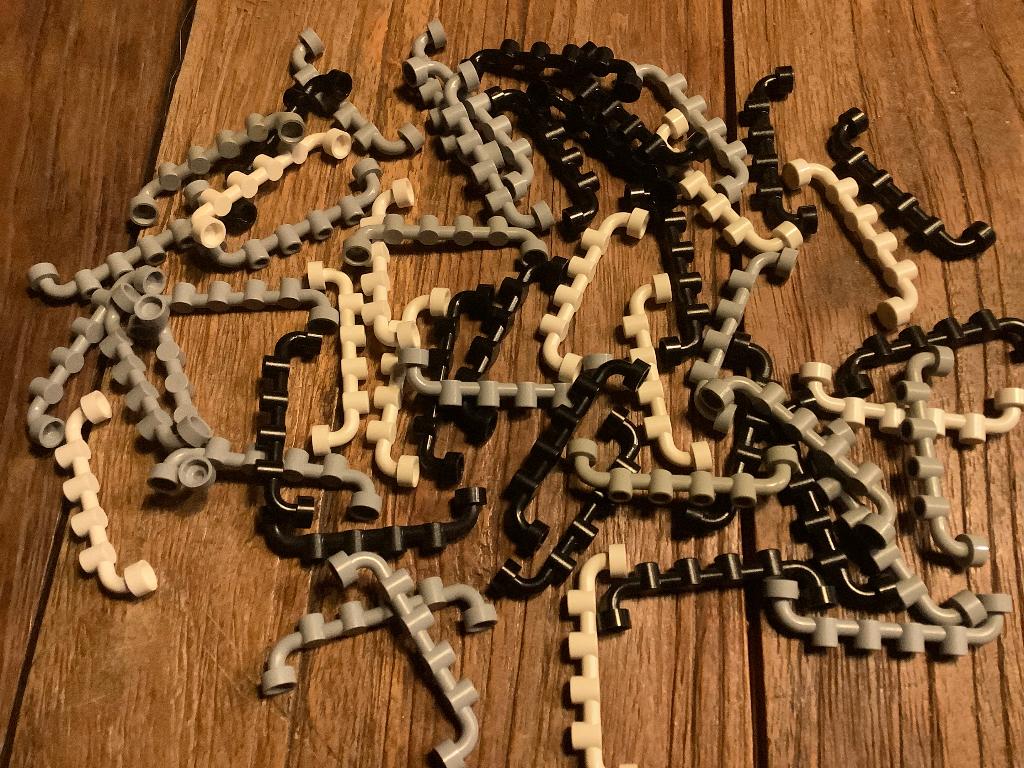Lego Bar 1 x 6 with Hollow Studs 52 stuks / 126-5, Ophalen of Verzenden, Zo goed als nieuw, Losse stenen, Lego