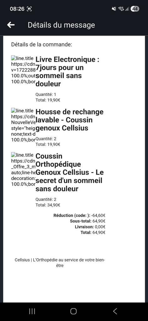 Coussins contre le mal de dos
