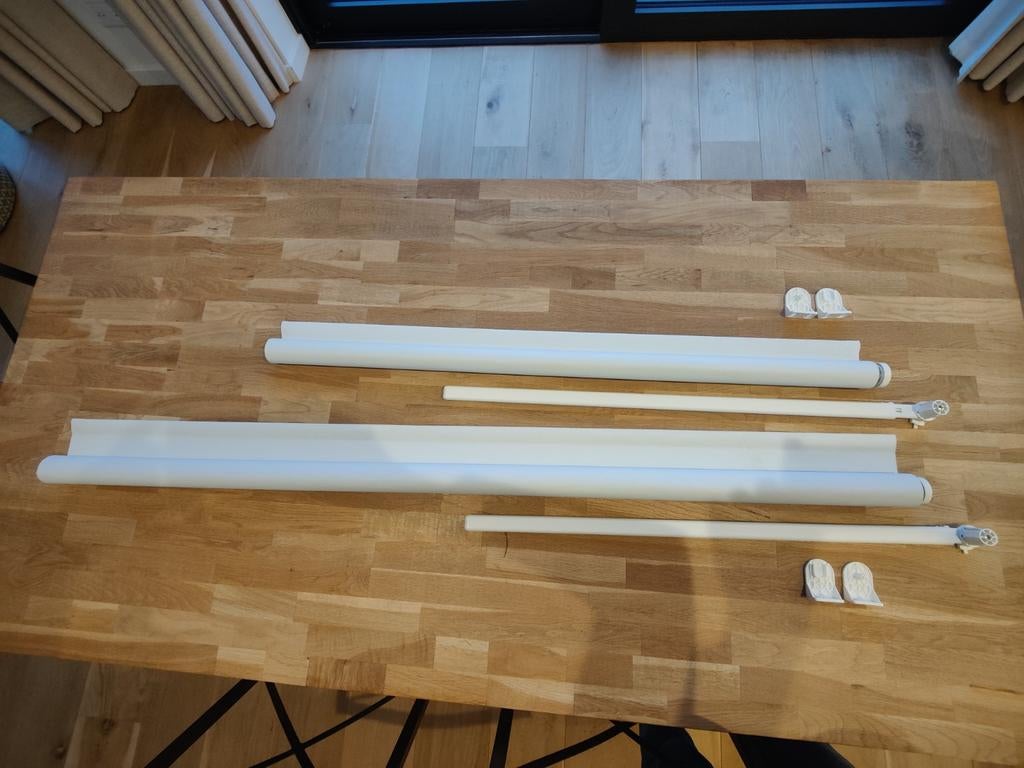 Store enrouleur occultant blanc ikea FRIDANS 140x195 cm, Blanc