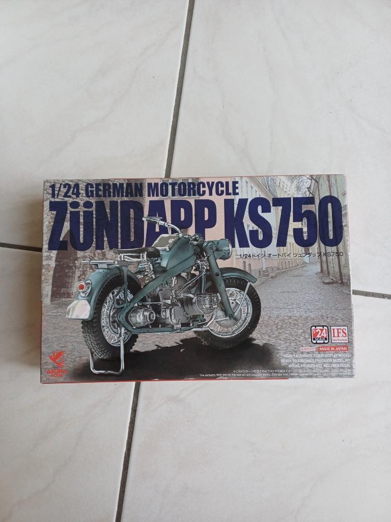 Tasca Zundapp ks 750  1/24, Overige merken, Nieuw, Ophalen of Verzenden, Groter dan 1:32