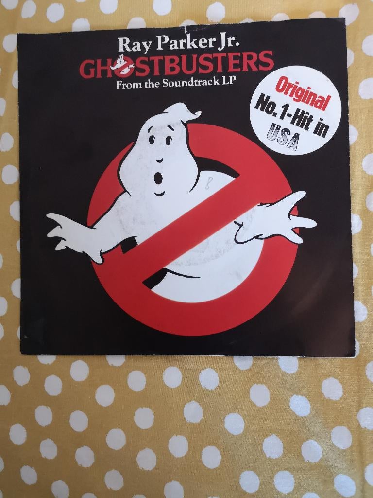 45T RAY PARKER JR'GHOSTBUSTERS (word gratis verstuurd), Cd's en Dvd's, Gebruikt, 7 inch, Single, Ophalen of Verzenden