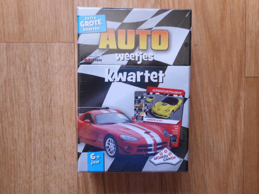 NIEUW KWARTET AUTOS, Verzamelen, Ophalen of Verzenden, Nieuw, Kwartet(ten)