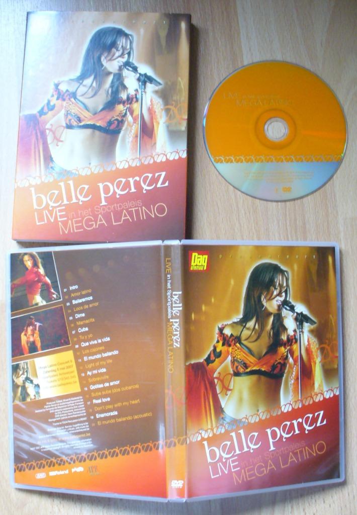 DVD BELLE PEREZ EN DIRECT AU SPORTPALEIS MEGA LATINO 2007, Tous les âges, Enlèvement ou Envoi, Comme neuf, Musique et Concerts