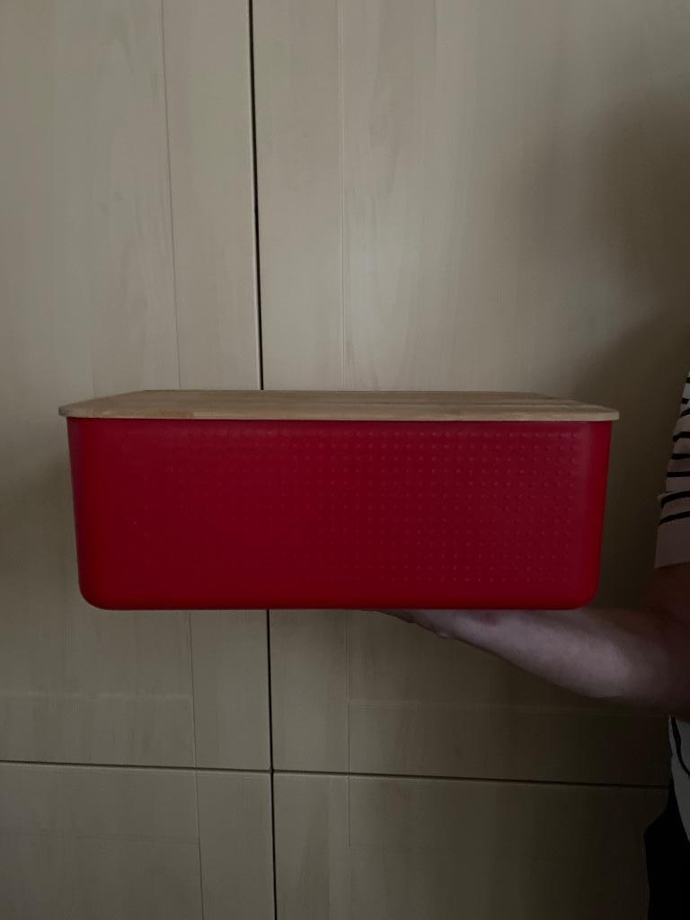 Brooddoos Bodum rood, Huis en Inrichting, Ophalen, Zo goed als nieuw